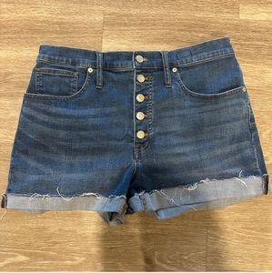 Madewell Women's Blue Jean Shorts